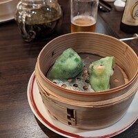 中国料理 彩龍 - ニラ蒸市餃子