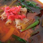 満州ニラら～めんの店 さかえや - 満州ニララーメン（大・アップ）