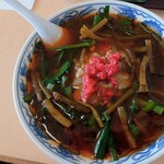 満州ニラら～めんの店 さかえや - 満州ニララーメン（中・ニラ増し）