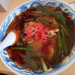 満州ニラら～めんの店 さかえや - 満州ニララーメン（中）