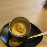 鮨 大門 - 濃厚な塩プリン