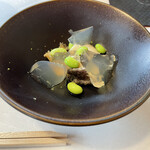 鮨　あら田 - 鮑とジュレ