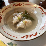 鮨　あら田 - 鱧とジュンサイ