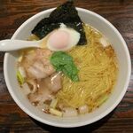 宗家一条流 がんこラーメン十八代目 - 塩ラーメンねぎ油＠宗家一条流がんこラーメン十八代目（2021年3月某日）