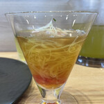 中華そば 深緑 - 冷製ラーメン風カボチャの麺にローストトマト出汁の冷製