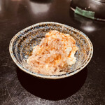 炭や吟蔵 - お通し 奈良県『籠滝豆腐店』の美味しい冷奴