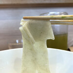 中華そば 深緑 - 希少な小麦の幅広平打ち麺