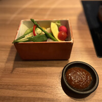 最飛びヒレ家 馬喰一代 名古屋EAST - 野菜スティック、味噌添え