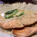 宵ノねこ - 銀鮭の胡麻煮