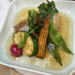 竈 - 蓮根饅頭　蒟蒻の食感が独特