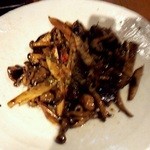 フィッシュバール 篤 自由が丘店 - きのこと乾燥イチジクのバルサミコ酢