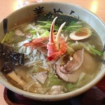 麺工房 華 - るるぶ推奨の、華めん（たんめんに海鮮が入ってます）