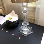 ガストロノミー ジョエル・ロブション - スワロフスキーをあしらって、大変美しいテーブルセット