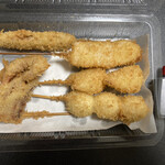 串カツ こぞう - 串カツ（豚・げそ・ながいも・玉ねぎ・うずら）