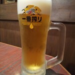豊洲市場 さかな酒場 魚星 - 生ビール