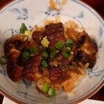 鰻 木屋 - ２杯目は薬味を添えて