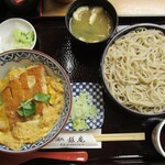 Katsuraan - カツ丼セット　