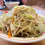 一楽ラーメン - 太麺皿うどん（大盛り）1050円