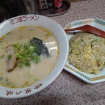 さつまラーメン - 焼きめしセット