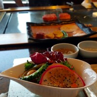 鉄板焼 赤坂 - サラダ