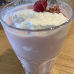 和カフェyusoshi - アイス桜ベリーミルクショコラ