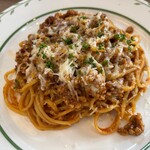 もちの木パスタ - ２種のチーズとミートソース990円