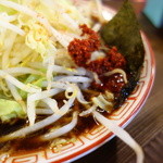 くをん - 辛野菜つけ麺のつけ汁アップ！