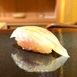 鮨 あらい - 真子鰈 えんがわ入り