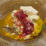 Derire - マンゴーのパヴロヴァ風 メレンゲ フランボワーズ ヨーグルトのクリーム