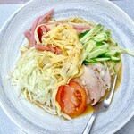 味鮮 - 冷やし中華のご飯セット　1078円
冷やし中華