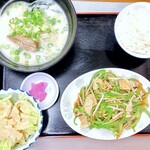 味鮮 - ピーマンと豚肉炒め定食　1080円