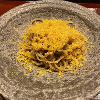 感情 - からすみと蕎麦の相性が抜群で日本酒がすすみます