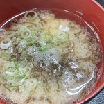 みなと市場 小松鮪専門店 - 味噌汁