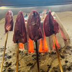 柳家 - 次は鹿のハツを焼きます❤️