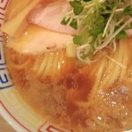 人力俥 - 背脂煮干そば（大盛・アップ）