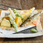 柳家 - 天ぷら盛り合わせ