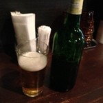 麺屋 オリガミ - 「瓶ビール(ハートランド)」500円