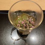 にい留 - じゅんさい、デラウェア、ハナホジソ　もずく