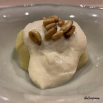 御料理 寺沢 - 白桃の白和え