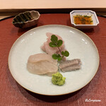 御料理 寺沢 - 割醤油とちり酢を使い分け