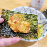 Taishuusakaba Tabachan - ひきわり納豆に加え、なめ茸の旨味がキーポイント。酒の肴に最高です♪