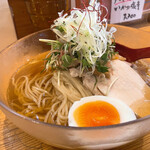 らぁ麺 まる月 - 冷やし醤油らぁ麺 大盛り