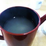 三稜 - 蕎麦湯。