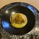 鮨 大門 - 鮑のキモソース