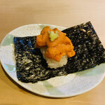 鮨 大門 - 紫ウニ