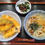 うどん市 - おろし市天丼セット