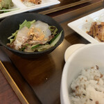 中国菜房　くどう - 点心ランチ　鮮魚のお刺身サラダ