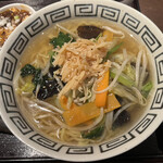 笑安記 - 干貝柱塩ラーメン。