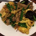 Chaina Chuubou - キクラゲと豚肉、卵炒め