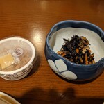小瀬温泉ホテル - 納豆＆ひじき煮